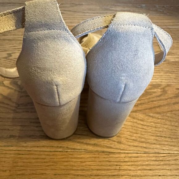 Women Steve Madden Reda Taupe Sandal Side Cutout Ankle Strap Tan 7.5 - Picture 6 of 9